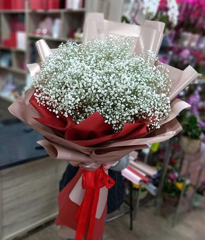 Букет цветов из: Гипсофила в Хомутово