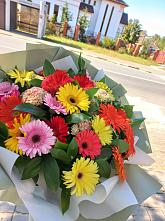 Букет цветов из:  Герберы #REPLACE_PRED# Хомутово