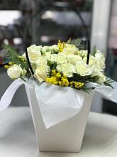 Цветочная композиция из Розы  в Хомутово